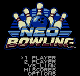 Neo Bowling title screen