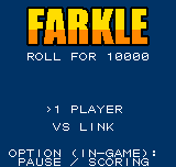 Farkle title screen